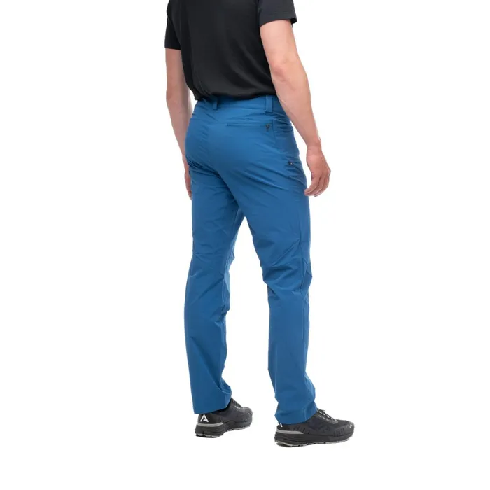 Men Bergans Of Norway Hiking Pants Vandre Light Softshell Pants North Sea Blue