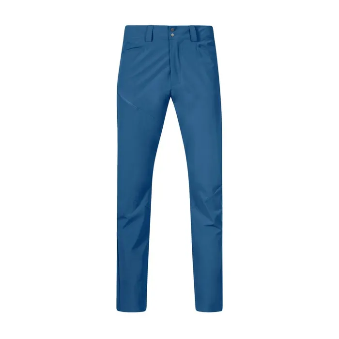 Men Bergans Of Norway Hiking Pants Vandre Light Softshell Pants North Sea Blue