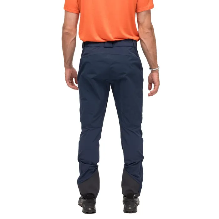 Men Bergans Of Norway Softshell Pants Rabot Softshell Pants Navy Blue