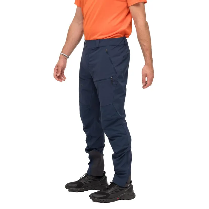 Men Bergans Of Norway Softshell Pants Rabot Softshell Pants Navy Blue
