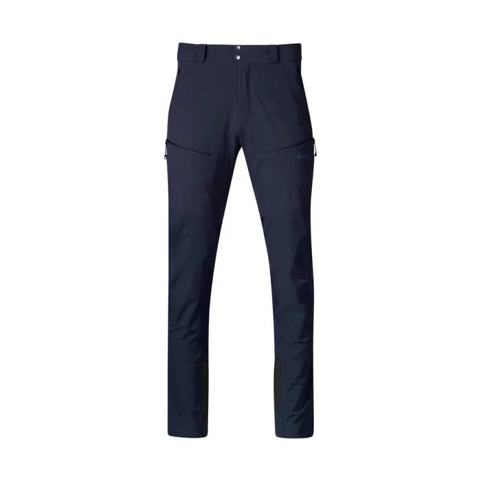 Men Bergans Of Norway Softshell Pants Rabot Softshell Pants Navy Blue
