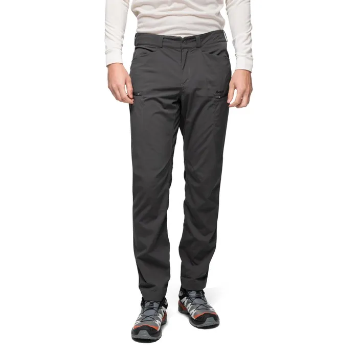 Men Bergans Of Norway Softshell Pants Utne V5 Pants Solid Charcoal