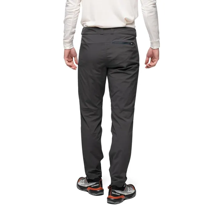 Men Bergans Of Norway Softshell Pants Utne V5 Pants Solid Charcoal