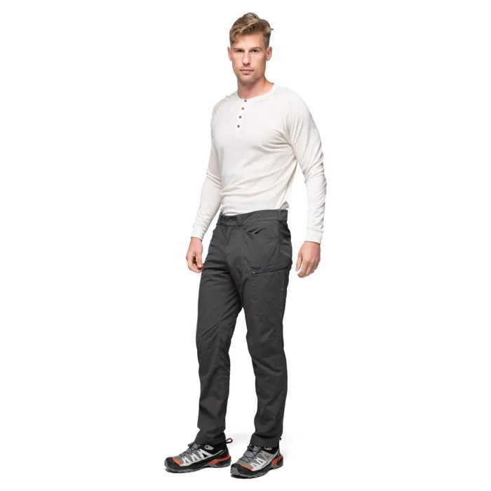 Men Bergans Of Norway Softshell Pants Utne V5 Pants Solid Charcoal