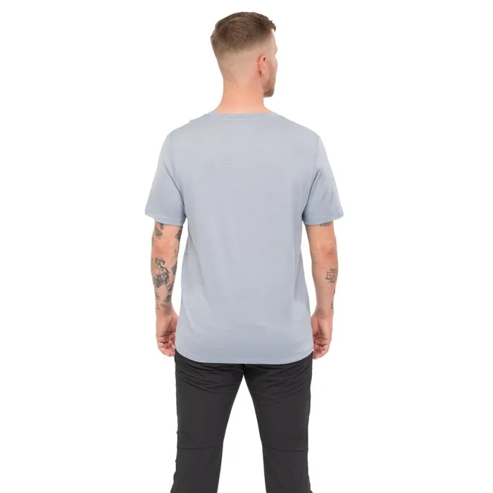 Men Bergans Of Norway TShirts Whenever Merino Tee Husky Blue