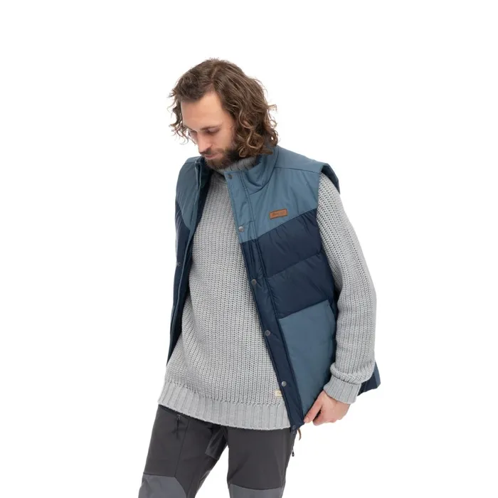 Men Bergans Of Norway Vests Nordmarka Outdoor Down Vest Navy Blue Orion Blue