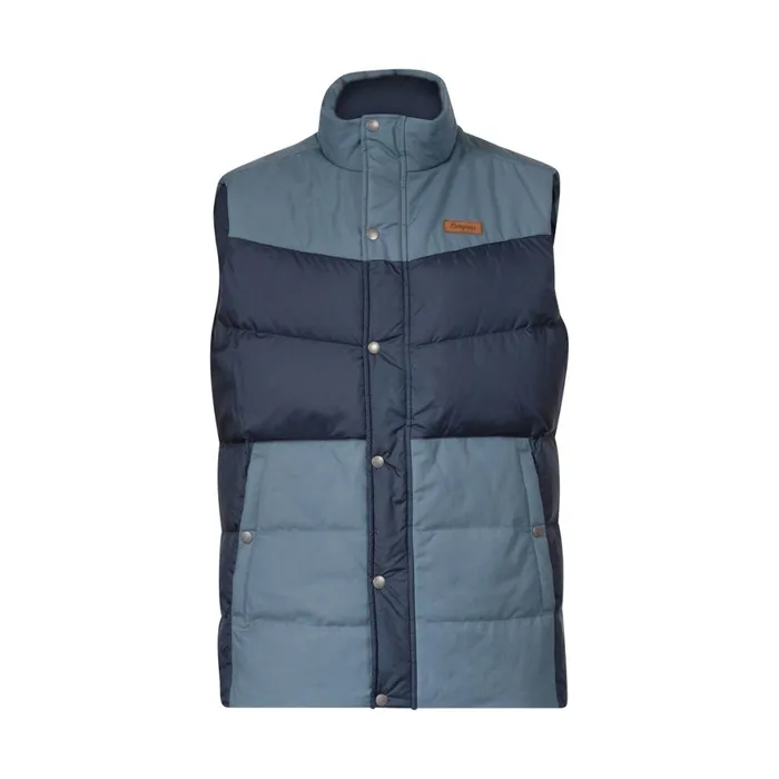 Men Bergans Of Norway Vests Nordmarka Outdoor Down Vest Navy Blue Orion Blue
