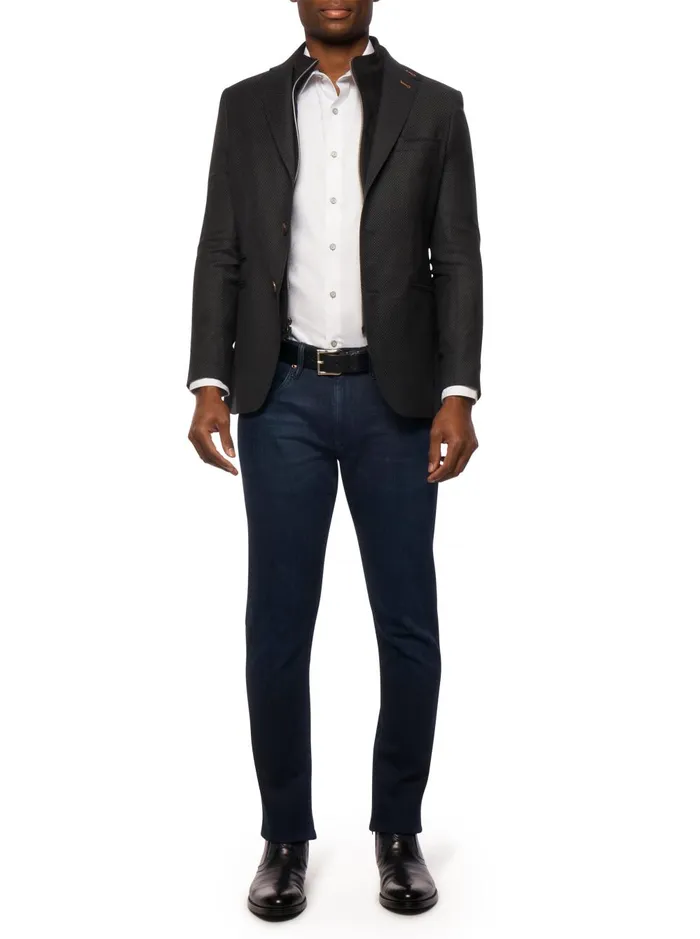 Men Blazers Robert Graham UPTOWN XX BLAZER LONG FIT Black