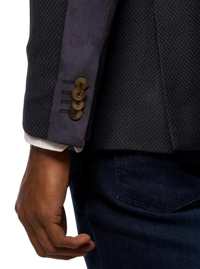 Men Blazers Robert Graham UPTOWN XX BLAZER LONG FIT Black