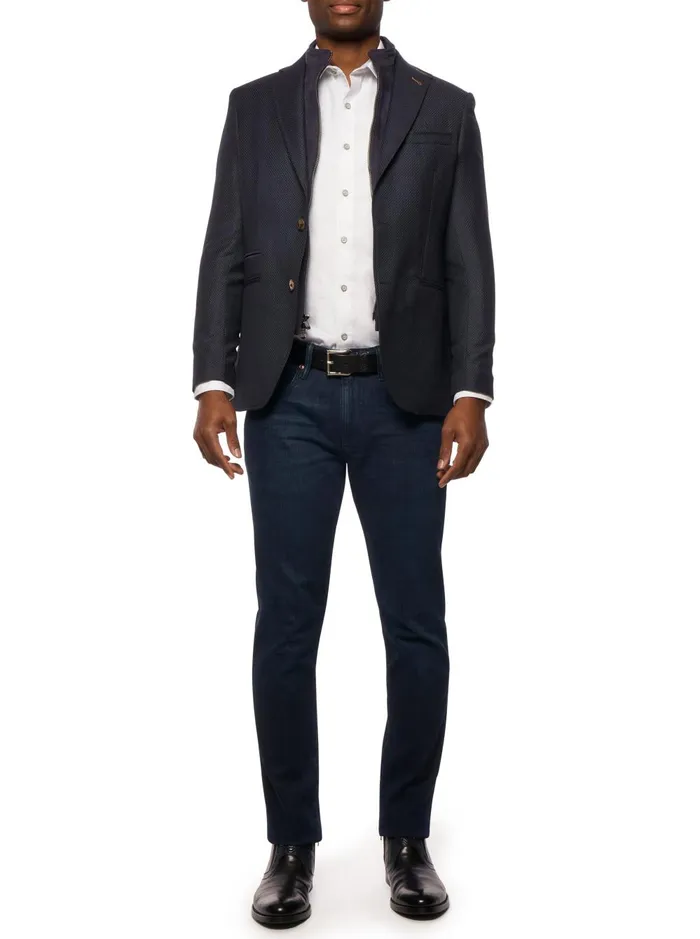 Men Blazers Robert Graham UPTOWN XX BLAZER LONG FIT Black
