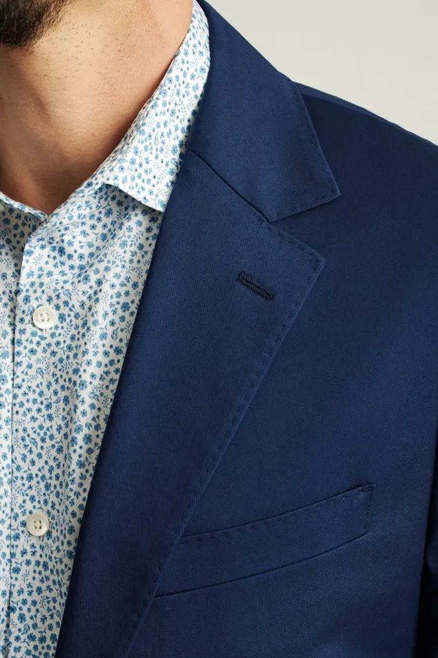 Men Bonobos Blazers and Sport Coats Italian Stretch Cotton Suit Jacket Royal Blue Men Bonobos Blazers and Sport Coats Italian Stretch Cotton Suit Jacket Royal Blue