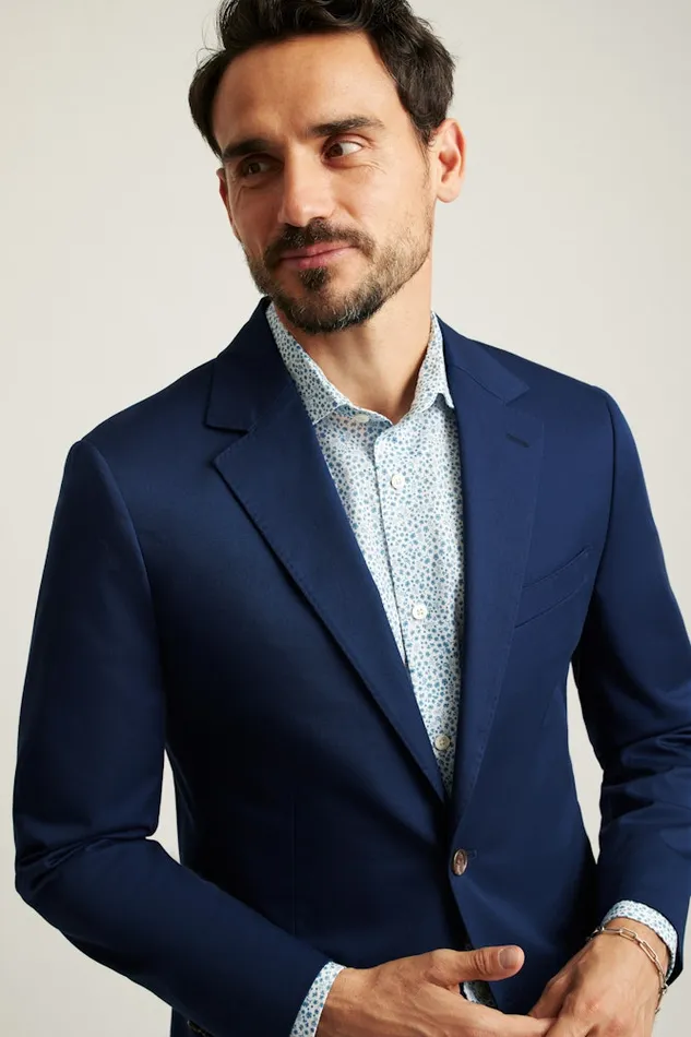 Men Bonobos Blazers and Sport Coats Italian Stretch Cotton Suit Jacket Royal Blue Men Bonobos Blazers and Sport Coats Italian Stretch Cotton Suit Jacket Royal Blue