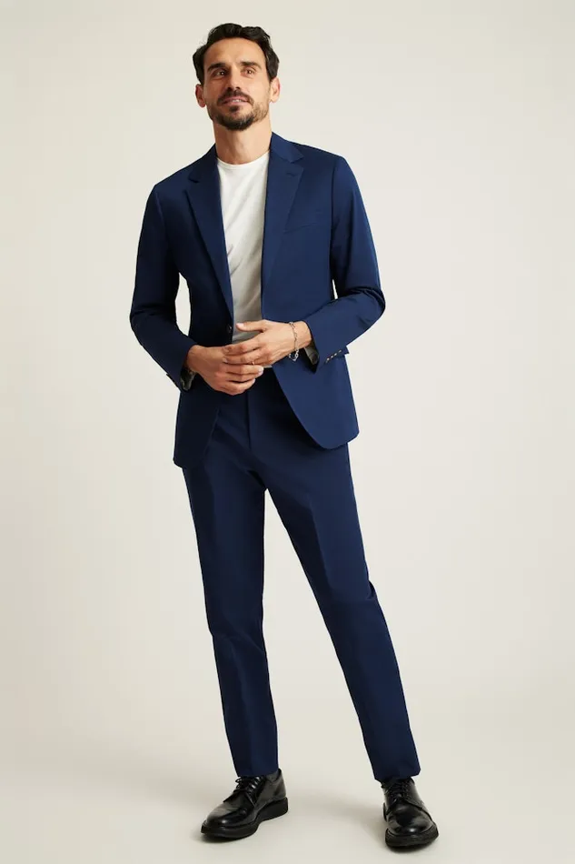 Men Bonobos Blazers and Sport Coats Italian Stretch Cotton Suit Jacket Royal Blue Men Bonobos Blazers and Sport Coats Italian Stretch Cotton Suit Jacket Royal Blue