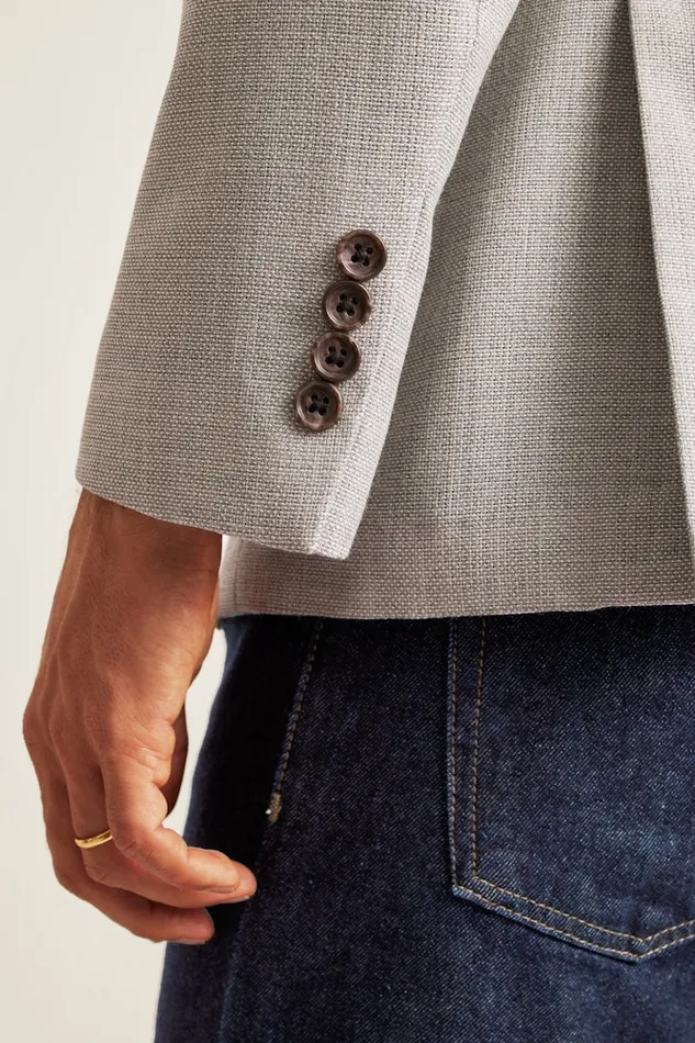 Men Bonobos Blazers and Sport Coats Unconstructed Italian Wool Blazer Light Grey Men Bonobos Blazers and Sport Coats Unconstructed Italian Wool Blazer Light Grey