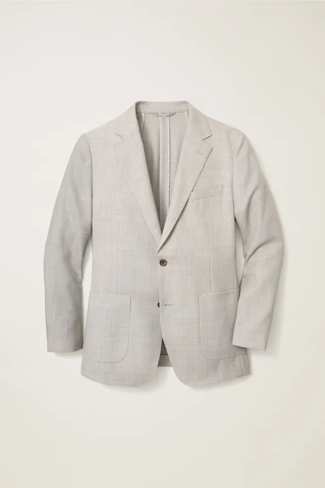 Men Bonobos Blazers and Sport Coats Unconstructed Italian Wool Blazer Light Grey Men Bonobos Blazers and Sport Coats Unconstructed Italian Wool Blazer Light Grey