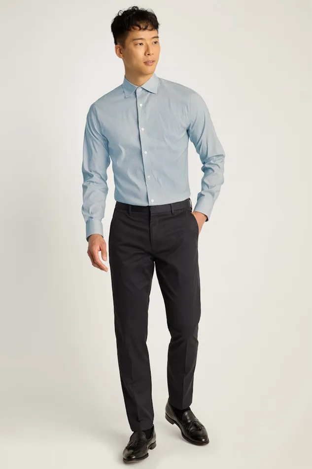 Men Bonobos Business Casual Shirts Sophisticated and Comfy Bonobos Jetsetter Stretch Dress Shirt Mint Micro Dash
