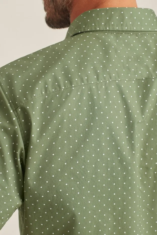 Men Bonobos Casual Shirts Button Up Your Style With Bonobos039 Riviera Short Sleeve Shirt Olive Dot
