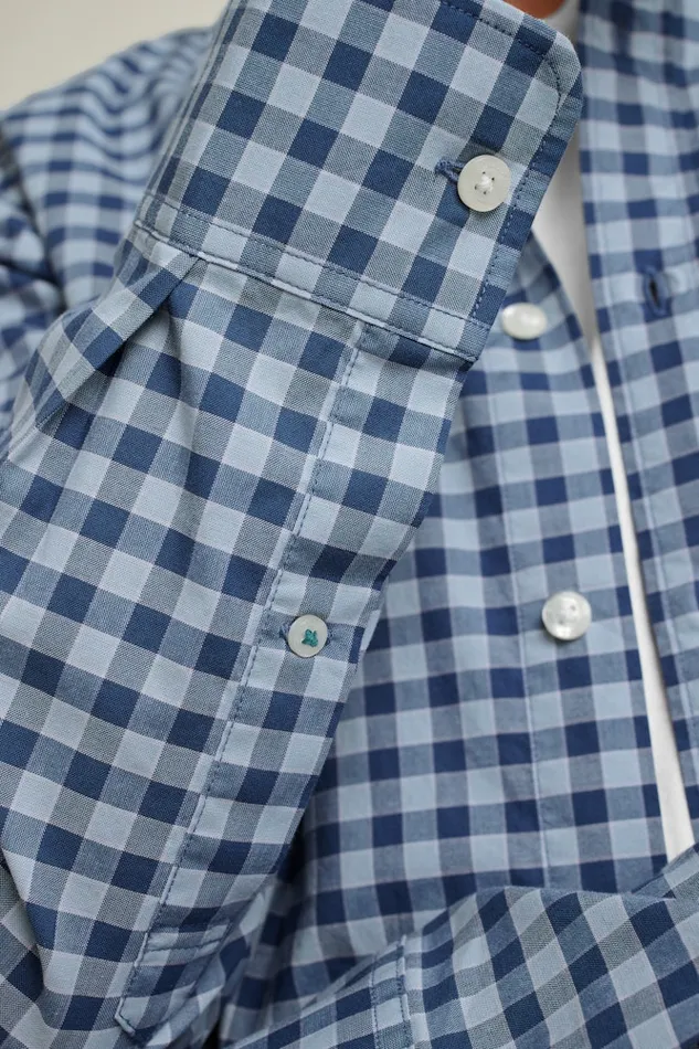 Men Bonobos Casual Shirts Stretch Everyday Shirt Bonobos Cotton Button Down Shirt Denim Blue Gingham Men Bonobos Casual Shirts Stretch Everyday Shirt Bonobos Cotton Button Down Shirt Denim Blue Gingham