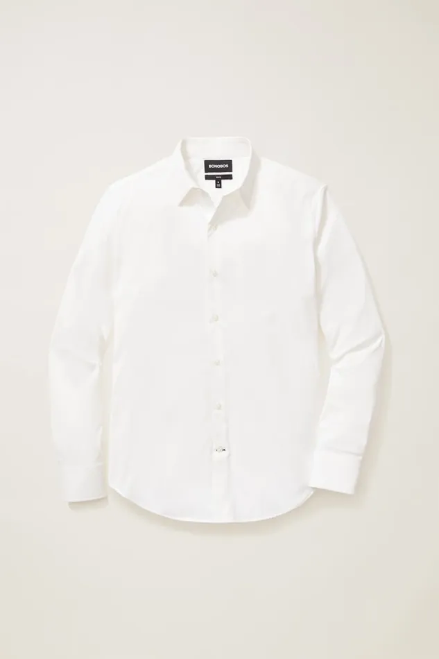 Men Bonobos Casual Shirts Tech Button Down Shirt White Men Bonobos Casual Shirts Tech Button Down Shirt White