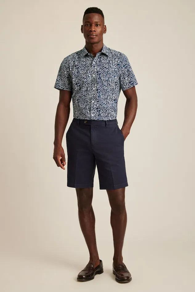 Men Bonobos Chino Shorts Italian Stretch Chino Shorts Maritime Blue