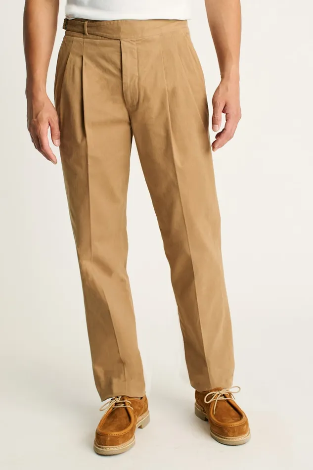 Men Bonobos Dress Pants Italian Gurkha Trouser Tiger Tan Cotton Men Bonobos Dress Pants Italian Gurkha Trouser Tiger Tan Cotton