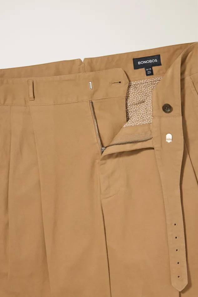 Men Bonobos Dress Pants Italian Gurkha Trouser Tiger Tan Cotton Men Bonobos Dress Pants Italian Gurkha Trouser Tiger Tan Cotton