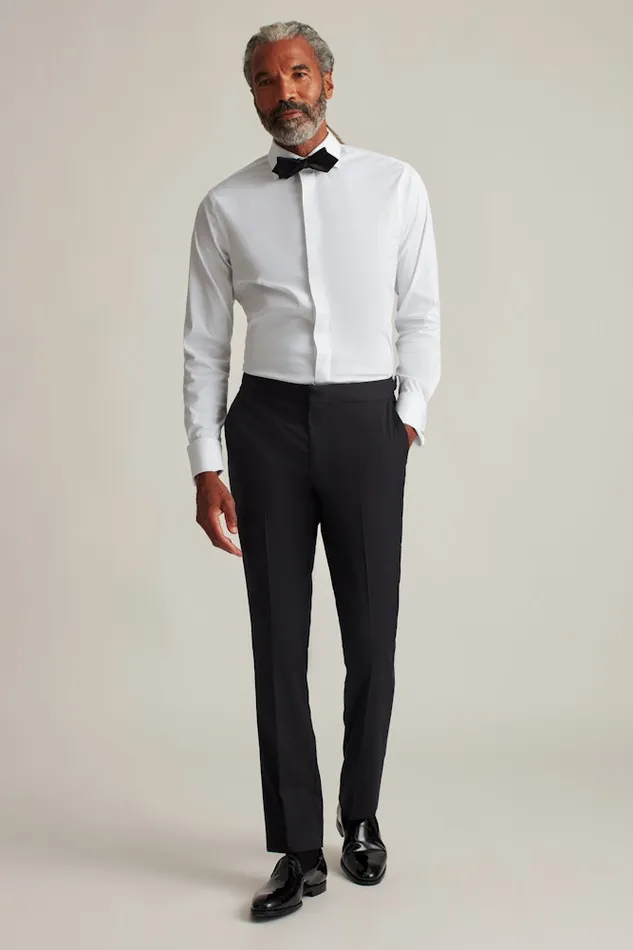 Men Bonobos Formal Dress Shirts Empire Stretch Tuxedo Shirt White
