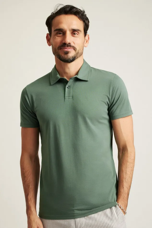 Men Bonobos Golf Polos and Tops Jetsetter Performance Polo Deep Sage Green Men Bonobos Golf Polos and Tops Jetsetter Performance Polo Deep Sage Green