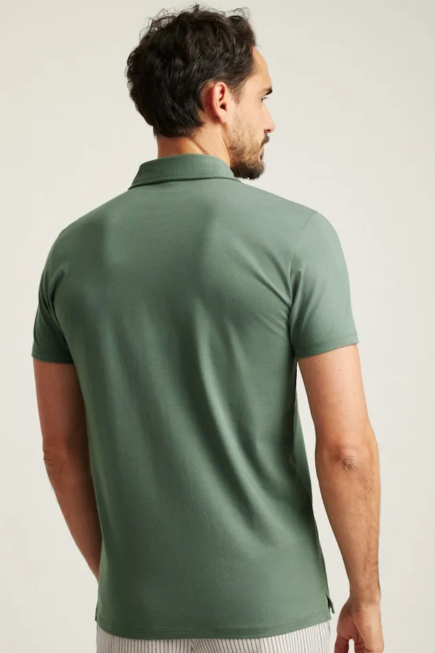 Men Bonobos Golf Polos and Tops Jetsetter Performance Polo Deep Sage Green Men Bonobos Golf Polos and Tops Jetsetter Performance Polo Deep Sage Green