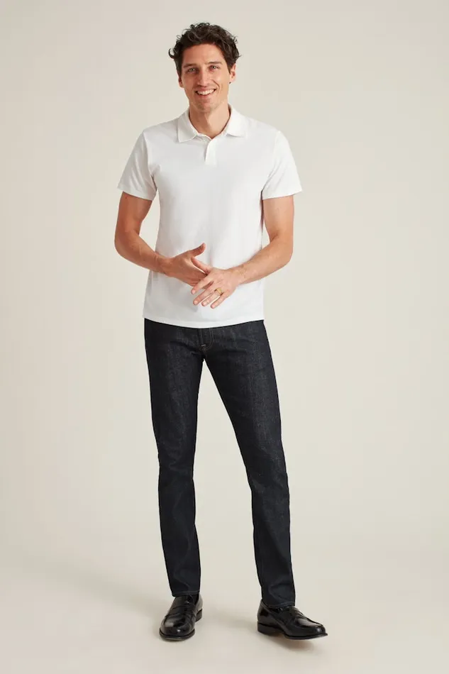 Men Bonobos Golf Polos and Tops Jetsetter Performance Polo White