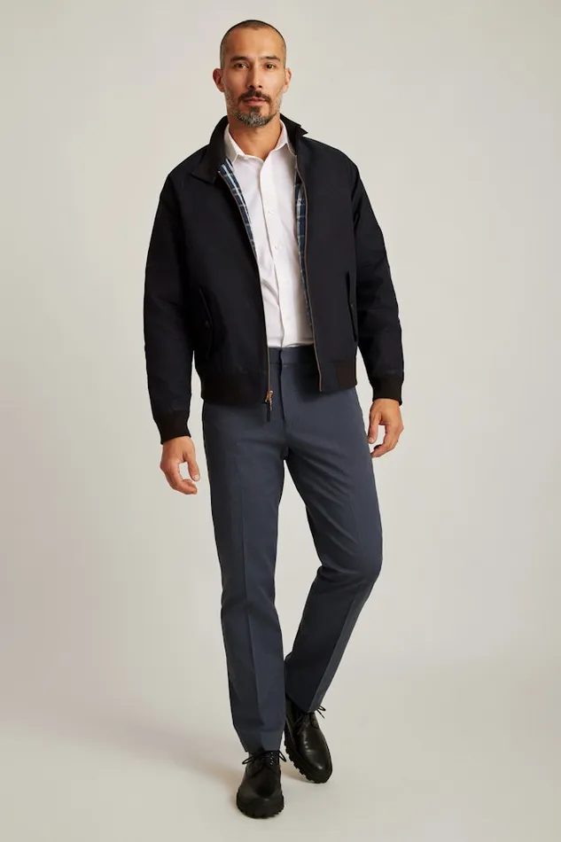 Men Bonobos Jackets and Coats The Harrington Jacket Jet Black
