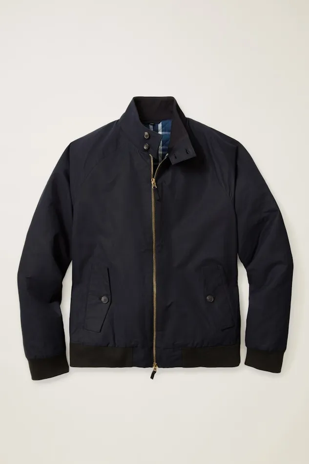 Men Bonobos Jackets and Coats The Harrington Jacket Jet Black