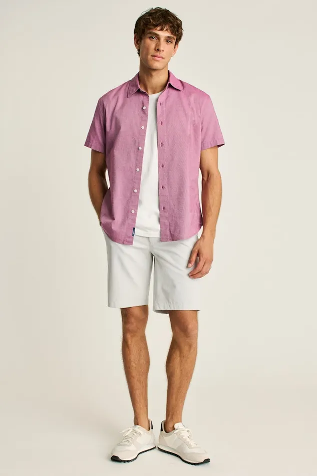Men Bonobos Short Sleeve Shirts Button Up Your Style With Bonobos039 Riviera Short Sleeve Shirt Berry Oxford