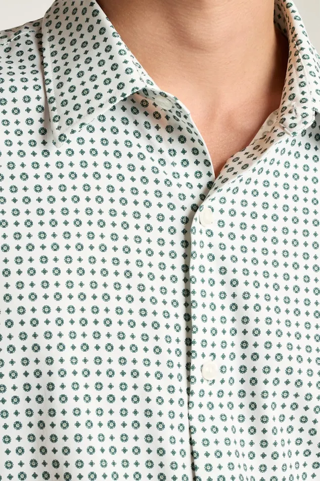 Men Bonobos Short Sleeve Shirts Tech Short Sleeve Shirt White Clocks Men Bonobos Short Sleeve Shirts Tech Short Sleeve Shirt White Clocks