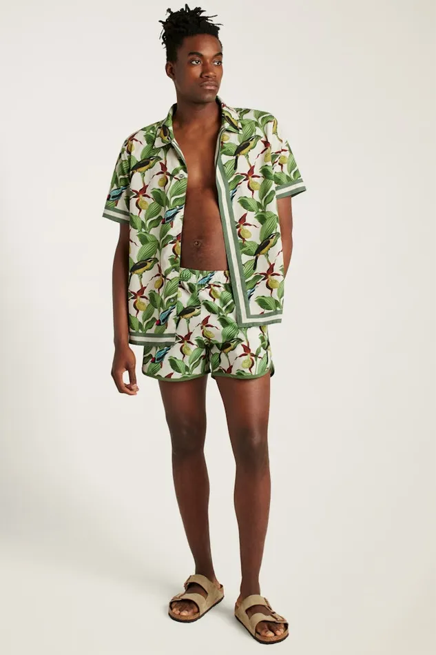Men Bonobos Swim Trunks Rewind It Back With Bonobos039 Retro Throwback Swim Trunks Khaki Garden Party