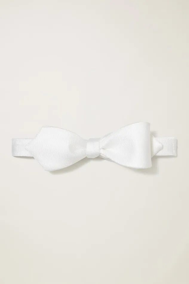 Men Bonobos Ties and Pocket Squares Premium Bowtie White
