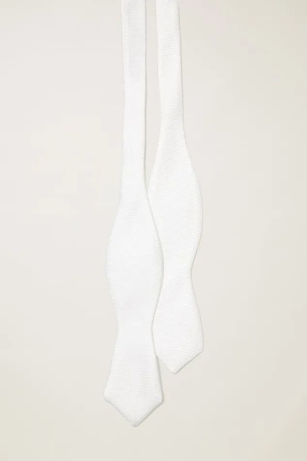 Men Bonobos Ties and Pocket Squares Premium Bowtie White