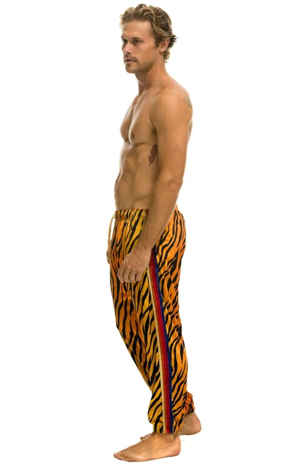 Men Bottoms Aviator Nation CLASSIC VELVET SWEATPANTS 8211 TIGER