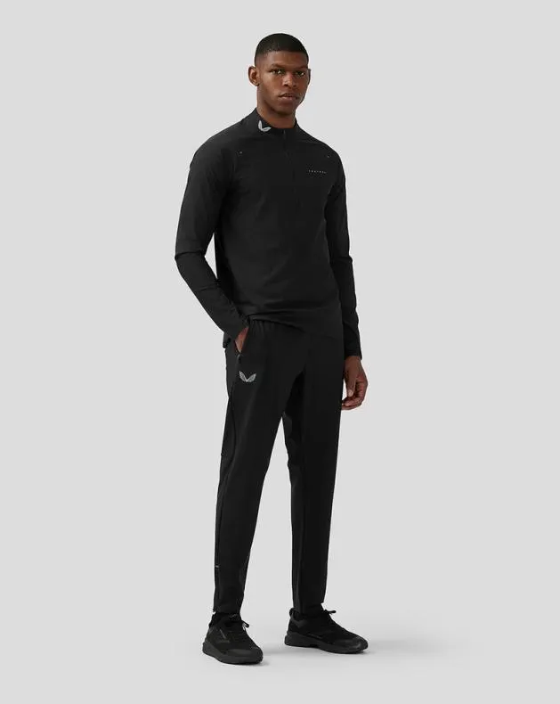 Men Castore Bottoms Zone Ventilation Training Track Pants 8211 Black