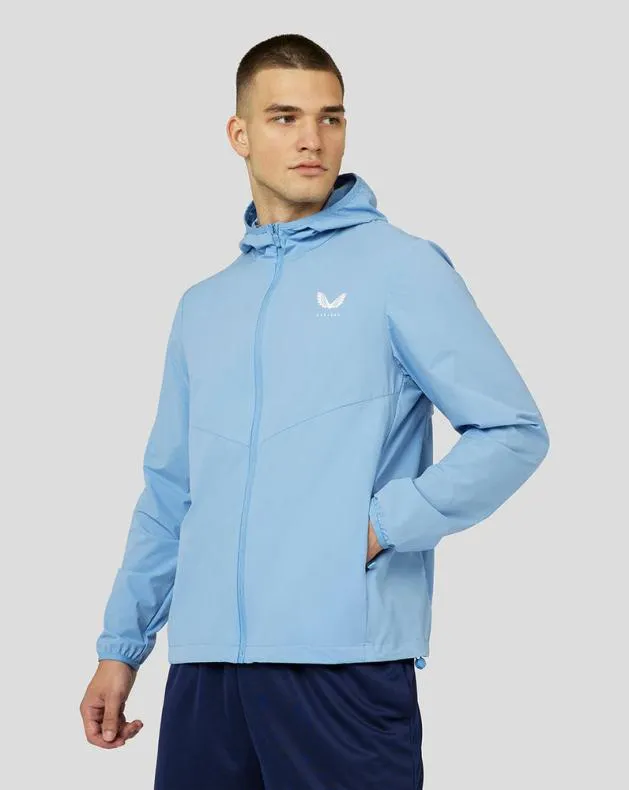 Men Castore Jackets Active Lightweight Zip Through Jacket 8211 Blue
