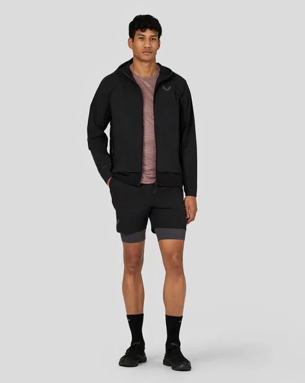 Men Castore Jackets Flex Woven Elevated Jacket 8211 Black