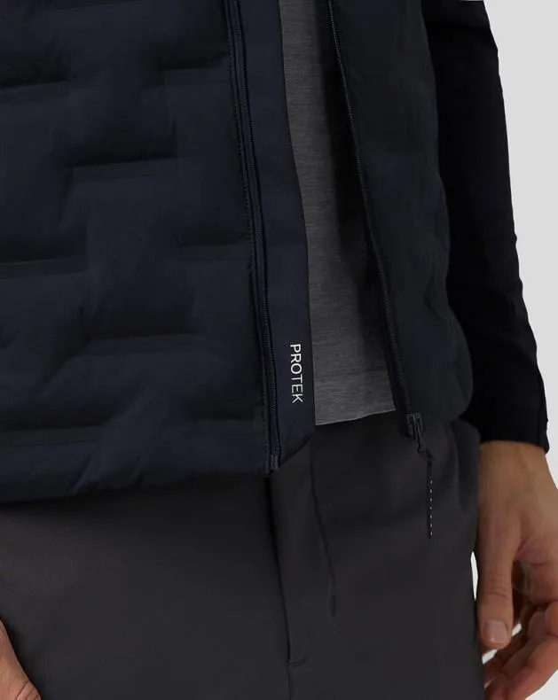Men Castore Jackets Golf Hybrid Jacket 8211 Midnight Navy