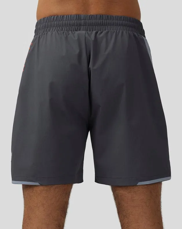 Men Castore Shorts Apex 6 Woven Shorts 8211 Pewter Blue