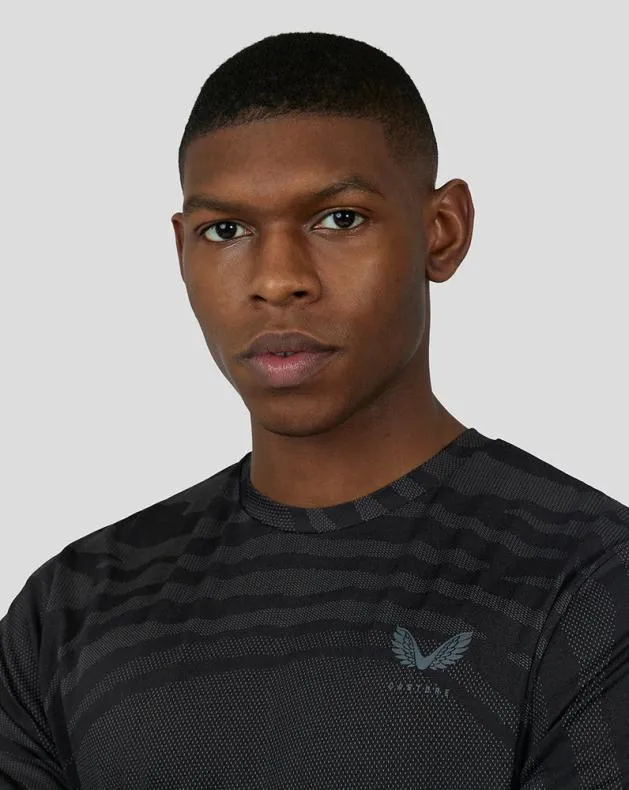 Men Castore Tops Black Core Classic Tech Tee