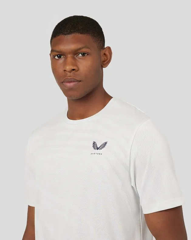 Men Castore Tops Core Tech TShirt 8211 White