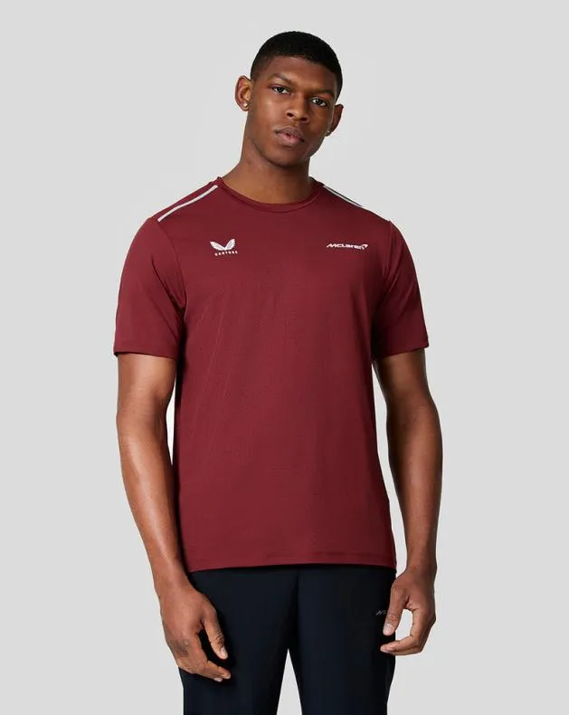 Men Castore Tops McLaren Performance TShirt 8211 Port