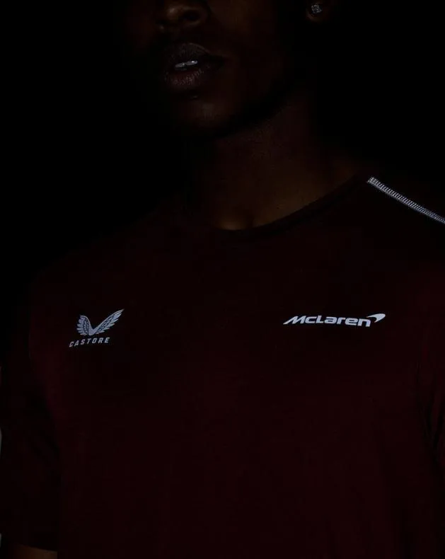 Men Castore Tops McLaren Performance TShirt 8211 Port