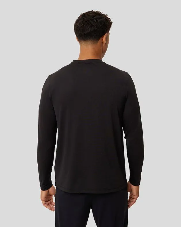 Men Castore Tops Onyx Active Long Sleeve Training Tee
