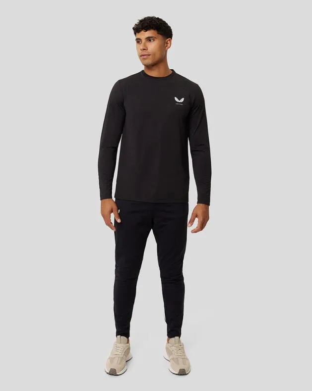 Men Castore Tops Onyx Active Long Sleeve Training Tee