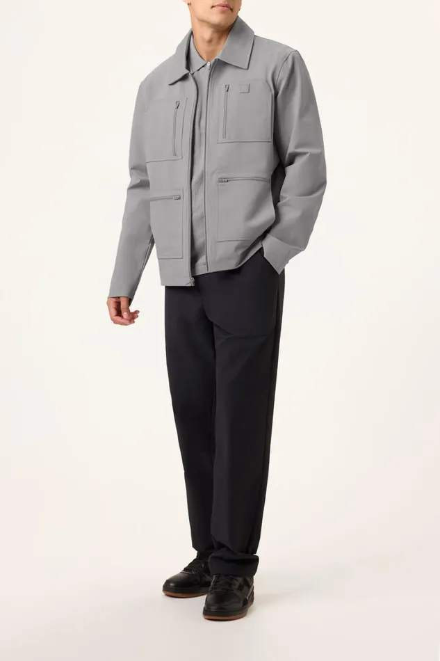Men Coats and Jackets Fila 4 Pocket Tour Jacket 050 Ultimate Grey Men Coats and Jackets Fila 4 Pocket Tour Jacket 050 Ultimate Grey